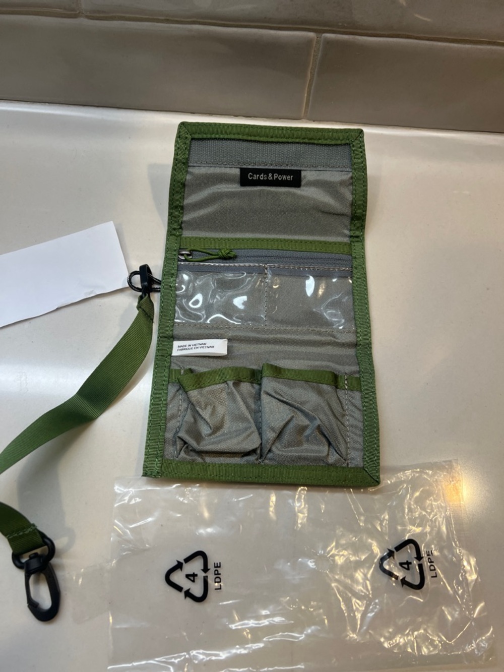 Fujifilm Black and Green Camera Accessory Pouch with Strap NWT - Picture 3 of 6